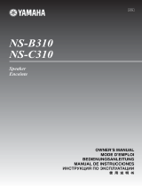 Yamaha NS-C310 El manual del propietario