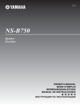 Yamaha NS-B750 El manual del propietario