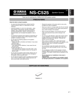 Yamaha NS-C525 El manual del propietario