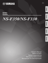 Yamaha NS-F350 Black Manual de usuario