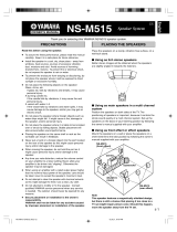 Yamaha NS-M515 Manual de usuario