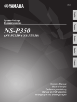 Yamaha NS-P350 Black Manual de usuario