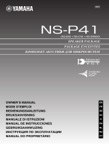 Yamaha NSP41 (6PCS) El manual del propietario