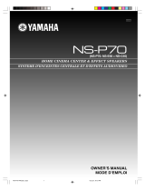 Yamaha NS-P70 El manual del propietario
