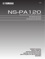 Yamaha NS-PA120 El manual del propietario