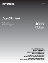 Yamaha NS-SW700 Piano White Manual de usuario