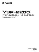Yamaha YSP-2200BL Manual de usuario