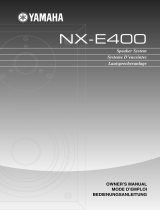 Yamaha RX-E400 El manual del propietario