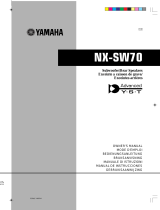 Yamaha NX-SW70 Manual de usuario