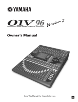 Yamaha O1v Manual de usuario