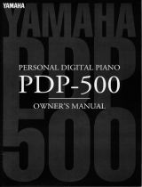 Yamaha PDP-500 El manual del propietario