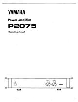 Yamaha P2075 El manual del propietario