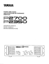 Yamaha P2350 El manual del propietario