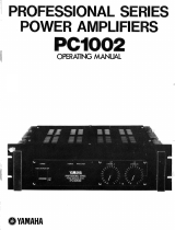 Yamaha PC1002 El manual del propietario