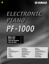 Yamaha PF-1000 Ficha de datos