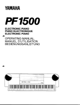 Yamaha PF1500 El manual del propietario