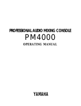 Yamaha PM4000 Manual de usuario