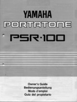 Yamaha Portatone PSR-100 El manual del propietario