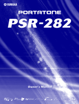 Yamaha Portatone PSR-282 Manual de usuario