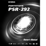 Yamaha Portatone PSR-292 Manual de usuario