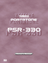 Yamaha PortaTone PSR-330 El manual del propietario