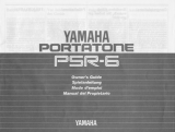 Yamaha PortaTone PSR-6 El manual del propietario