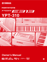 Yamaha PSR-E313 Manual de usuario
