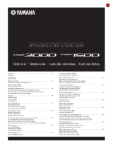 Yamaha PSR-3500 Ficha de datos