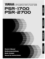 Yamaha PortaTone PSR-2700 El manual del propietario