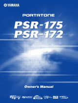 Yamaha PSR - 175 Manual de usuario