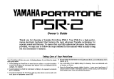 Yamaha PSR-2 El manual del propietario