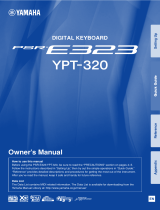 Yamaha PSR-E323 El manual del propietario