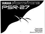Yamaha PSR-27 El manual del propietario