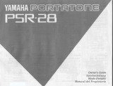 Yamaha PSR-28 El manual del propietario