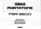 Yamaha PSR-3500 El manual del propietario