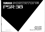 Yamaha PSR-38 El manual del propietario