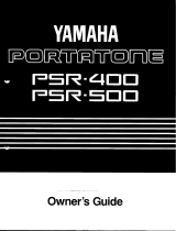 Yamaha PSR-500 El manual del propietario