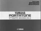 Yamaha PSR-6300 El manual del propietario