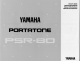 Yamaha PSR-80 Manual de usuario