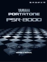Yamaha PSR-8000 Manual de usuario