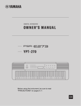 Yamaha YPT270 El manual del propietario