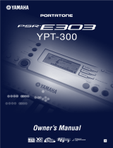 Yamaha PORTATONE PSR-E303 Manual de usuario