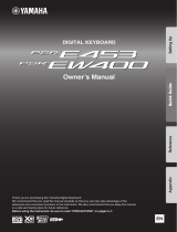 Yamaha PSR-EW400 Manual de usuario