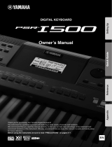 Yamaha PSR-I500 El manual del propietario