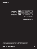 Yamaha PSR-S950 Manual de usuario