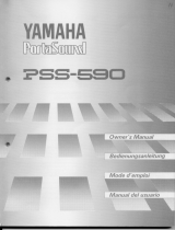 Yamaha PSS-590 El manual del propietario