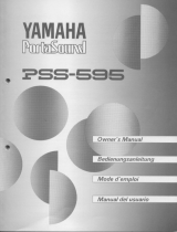 Yamaha PSS-595 El manual del propietario