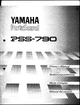 Yamaha PSS-790 El manual del propietario