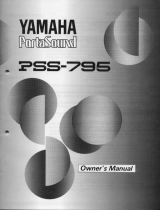 Yamaha PSS-795 El manual del propietario