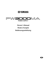 Yamaha PW3000MA Manual de usuario